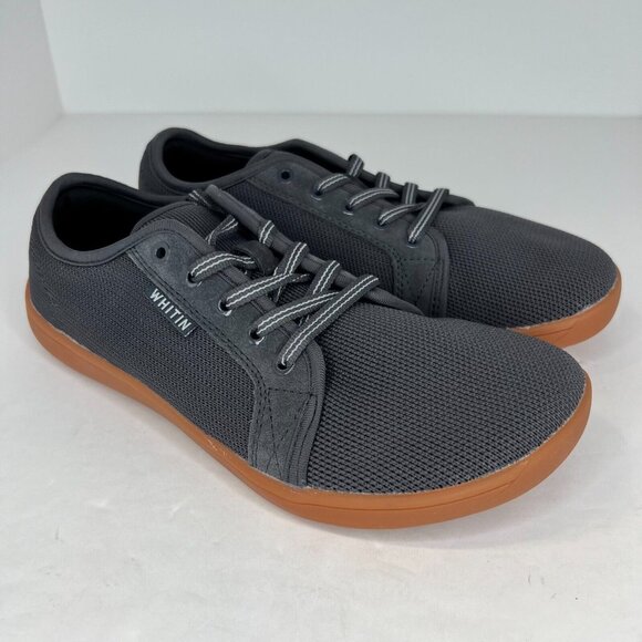 Whitin Womens W81 Gray Zero Drop Barefoot Minimalist Low Top Size 9.5 Sneakers - Picture 2 of 10
